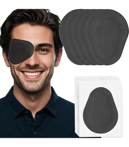 Amazon.com: 40pcs Sterile Non-Woven Eye Pads Patches, Black Eye